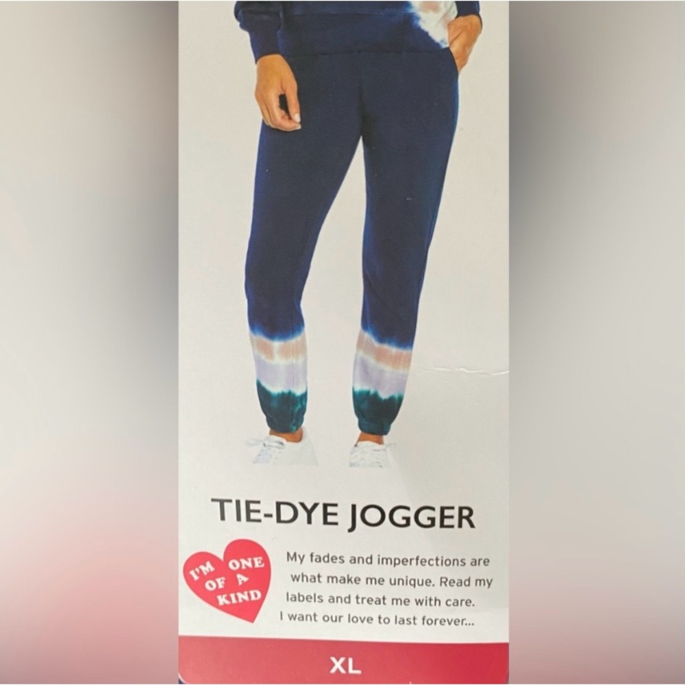NWT WildFox Blue Tie-Dye Jogger Pants